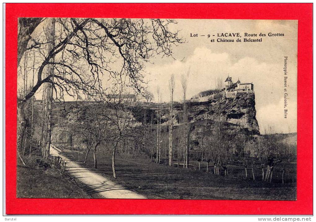 LACAVE - Route Des Grottes Et Château De Belcastel - Lacave
