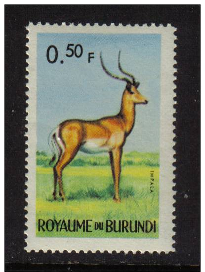 BURUNDI 1964 SG77 MNH 50c IMPALA PREMIUM UNMOUNTED MINT WILD ANIMALS - Animalez De Caza