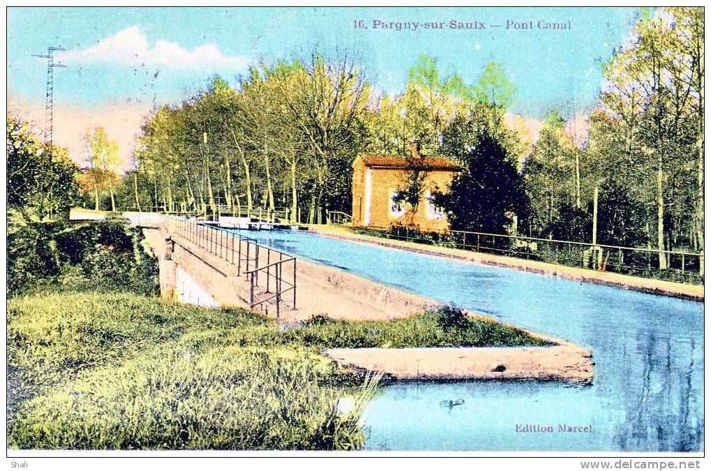 CPA PARGNY SUR SAULX PONT CANAL - Pargny Sur Saulx