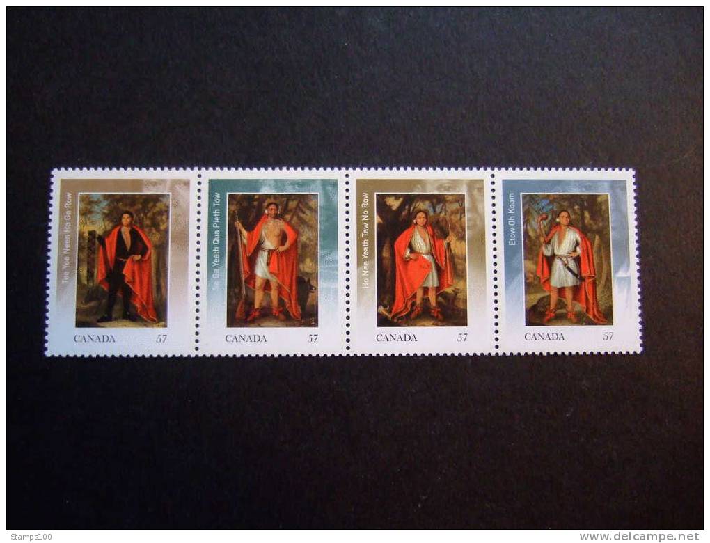 CANADA 2010  INDIAN KINGS   STRIP  MNH **  (182-P30) - Neufs