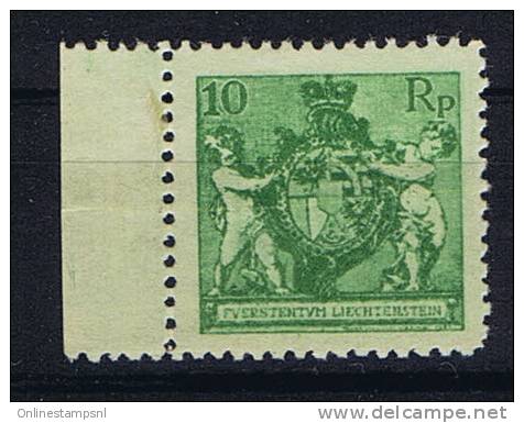 Liechtenstein 1921 Michel 50 B, MNH,has Been Folded - Ongebruikt