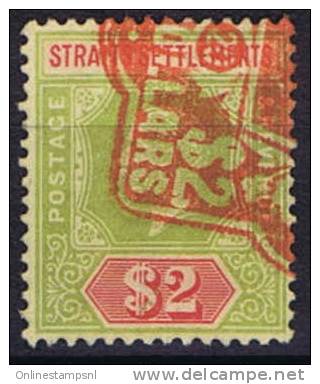 Malaya Straits Settlements Used 1912  Michel Nr 150X On Yellow B - Straits Settlements