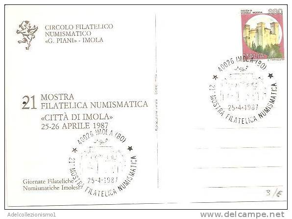 56895)cartolina Illustratoria Imola - Vecchia Porta Romana - Imola