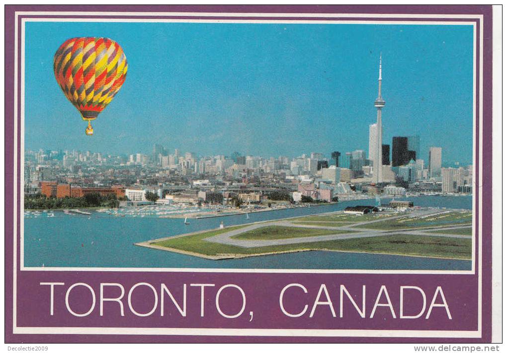 B25841 Hot Air Ballon Montgolfieres Toronto Canada Used Perfect Shape - Montgolfières