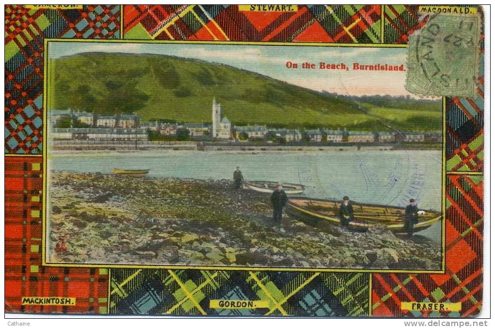 ECOSSE . BURNTISLAND . ON THE BEATCH - Fife