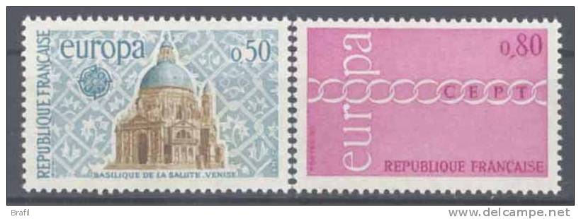 1971 Francia, Europa CEPT , Serie Completa Nuova (**) - 1971