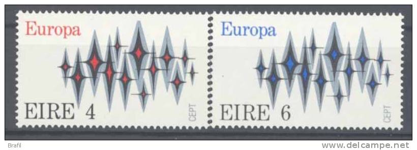 1972 Irlanda, Europa CEPT , Serie Completa Nuova (**) - 1972