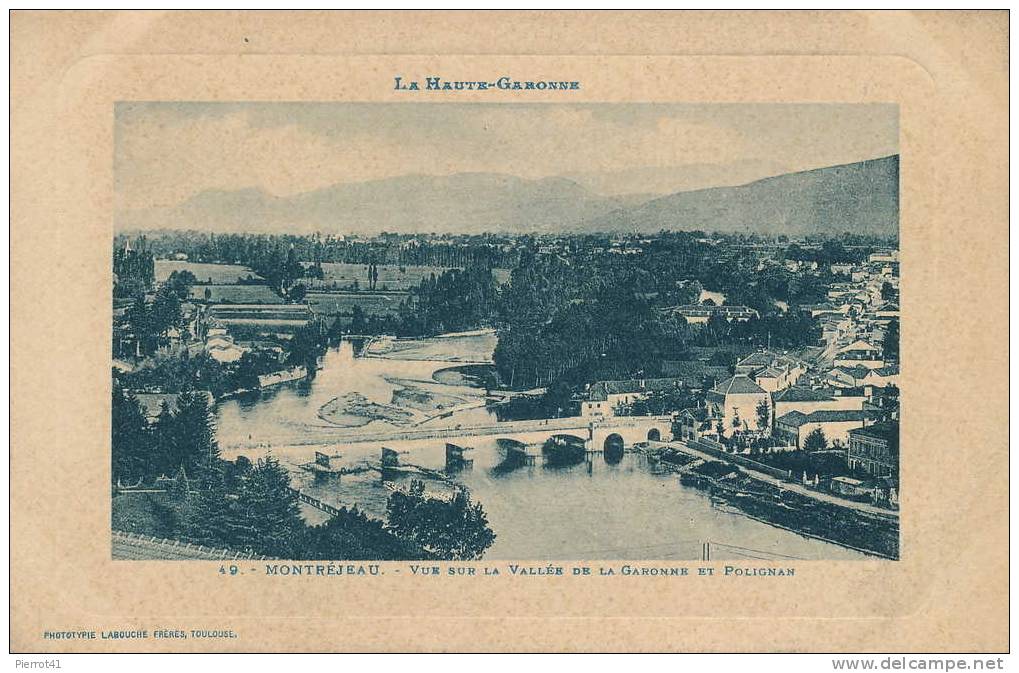 MONTRÉJEAU - Vue Sur La Vallée De La Garonne Et Polignan - Montréjeau