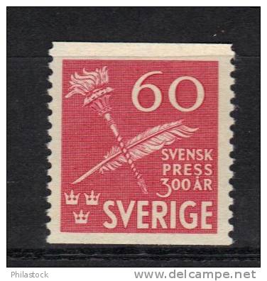 SUEDE N° 314 * - Unused Stamps