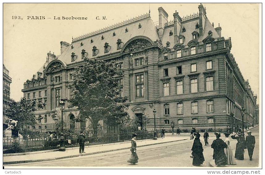 Paris     La Sorbonne  Cpa - Onderwijs, Scholen En Universiteiten