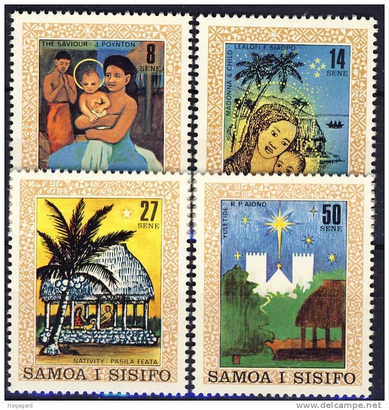 +Samoa (Oceania) 1980. Christmas. Michel 442-45. MNH(**) - Samoa