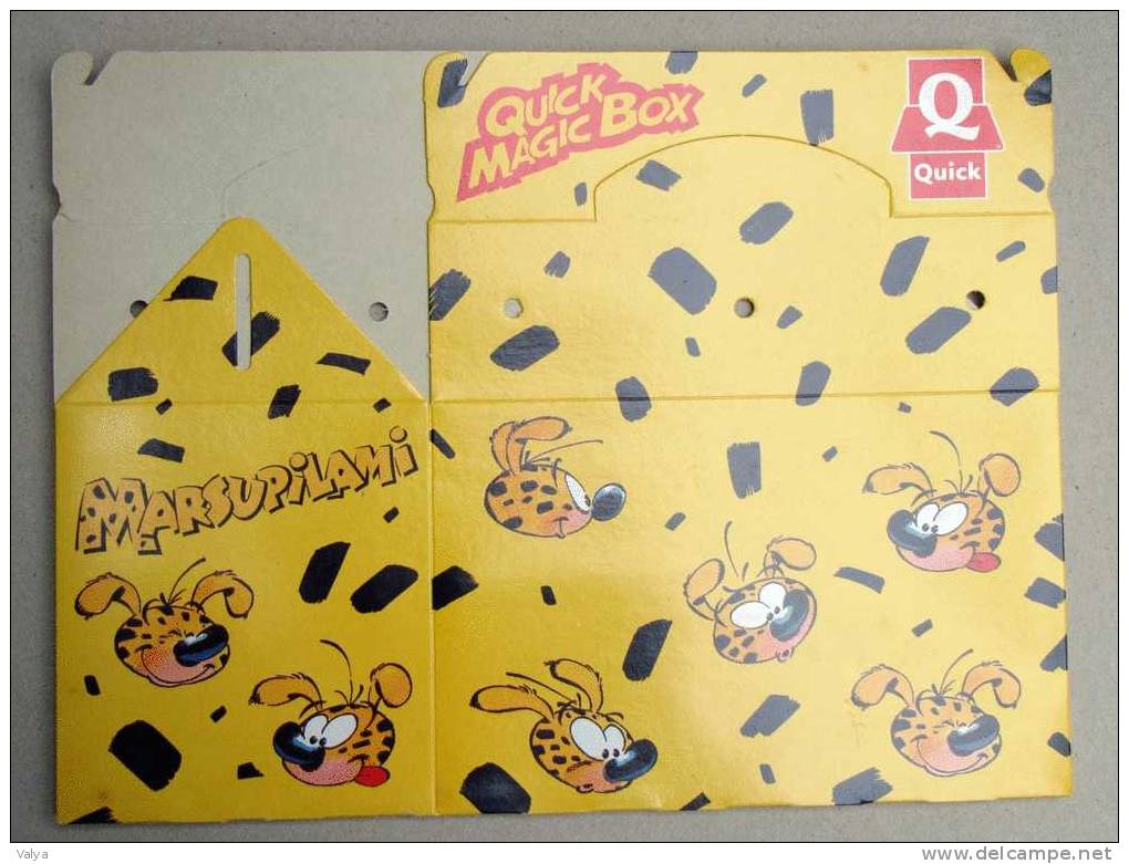 Carton De La Boîte Quick Magic Box MARSUPILAMI - Sonstige & Ohne Zuordnung