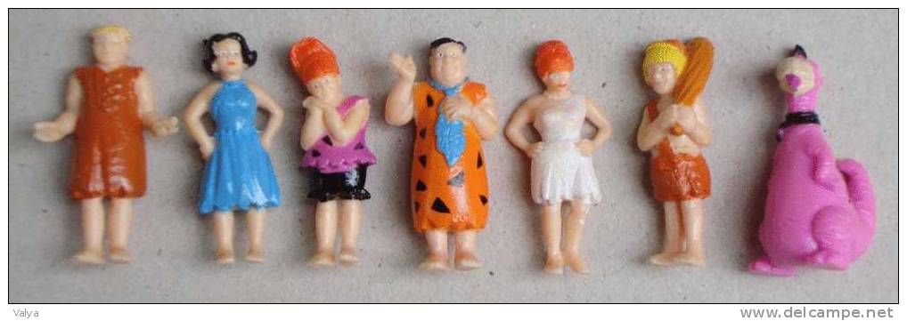 7 Mini-figurines LES PIERRAFEU - THE FLINTSTONES - Altri & Non Classificati