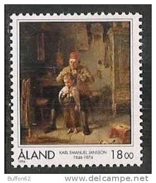 Aland (1996) Karl Emmanuel Jansson: 150 Ans Peintre Finnois, La Coupe De Cheveux. Finnish Painter 150 Years: The Haircut - Impresionismo