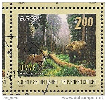 2011 Bosnien- Herz. Serb Rep.  Rep. Srpska  Set  Used - 2011