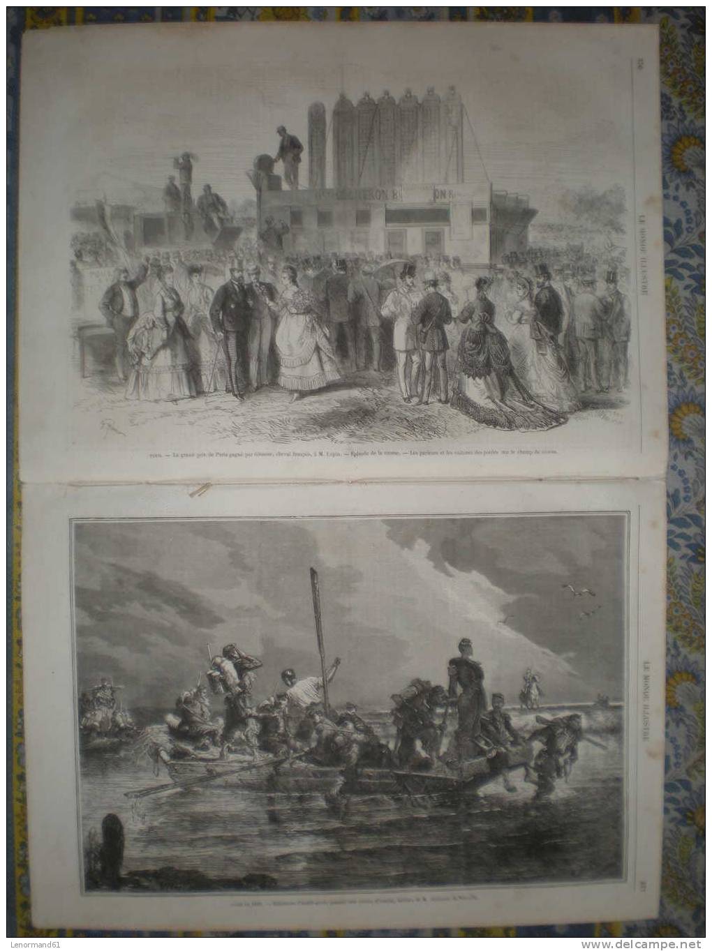MONDE ILLUSTRE 12/06/1869 PARIS SCULPTURE CHAPPUY SAINT AVERTIN TIR AU PIGEON  ALPHONSE DE NEUVILLE LA HAVANE BORDEAUX - 1850 - 1899