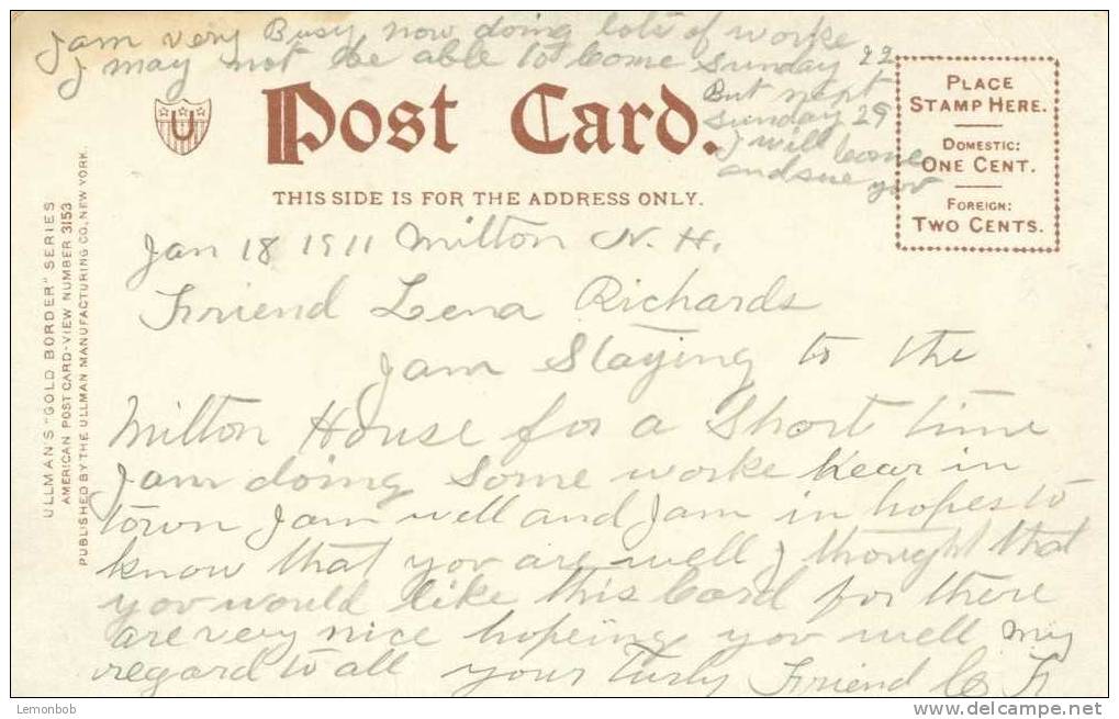 USA – United States – Independence Hall, Philadelphia, Pa – Early 1900s Used Postcard [P4194] - Philadelphia