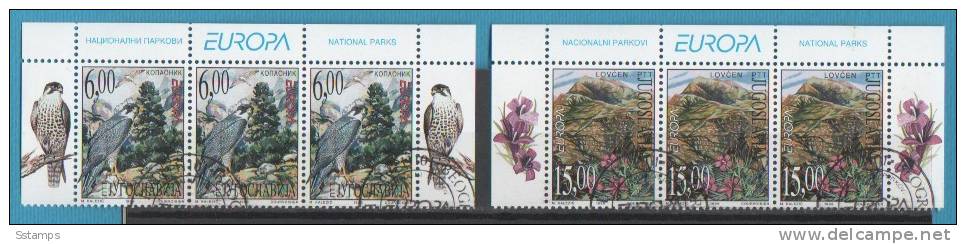 335  EUROPA Cept 1999 Jugoslavija JUGOSLAWIEN JUGOSLAVIA FLORA FAUNA 3 SETS USED LUX - 1999