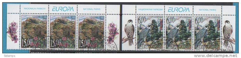 335  EUROPA Cept 1999 Jugoslavija JUGOSLAWIEN JUGOSLAVIA FLORA FAUNA 3 SETS LUX - 1999