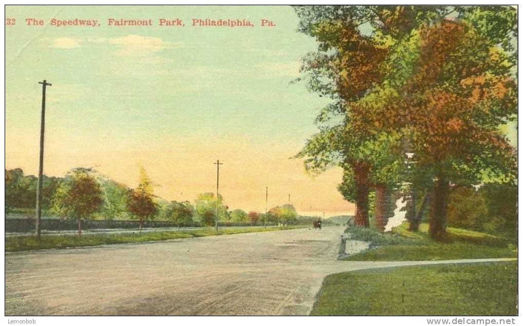 USA – United States –  The Speedway, Fairmont Park, Philadelphia, Pa Early 1900s Unused Postcard [P4208] - Philadelphia
