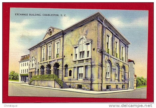 Exchange Building, Charlestown, SC.  1930-40s - Charleston