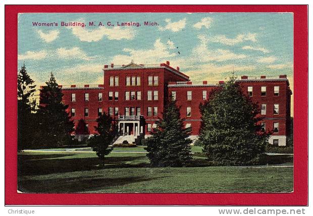 Women's Building, M.A.C. Lansing, MI.  1916 - Lansing