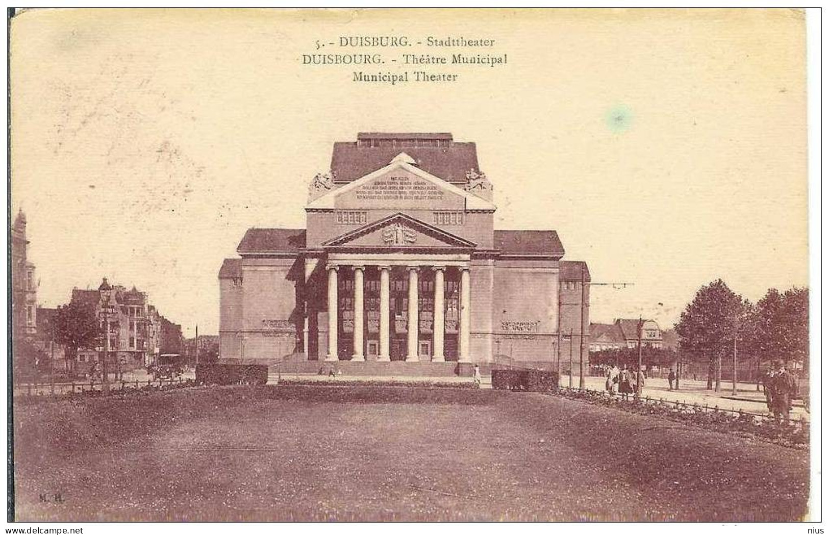 Germany Duisburg 1924 Opera Theatre Theater Teatro Opernhaus Stadttheater - Duisburg