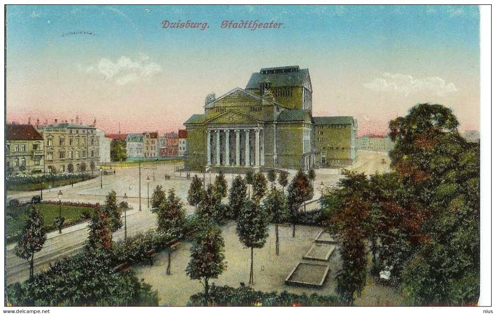 Germany Duisburg 1921 Opera Theatre Theater Teatro Opernhaus Stadttheater - Duisburg