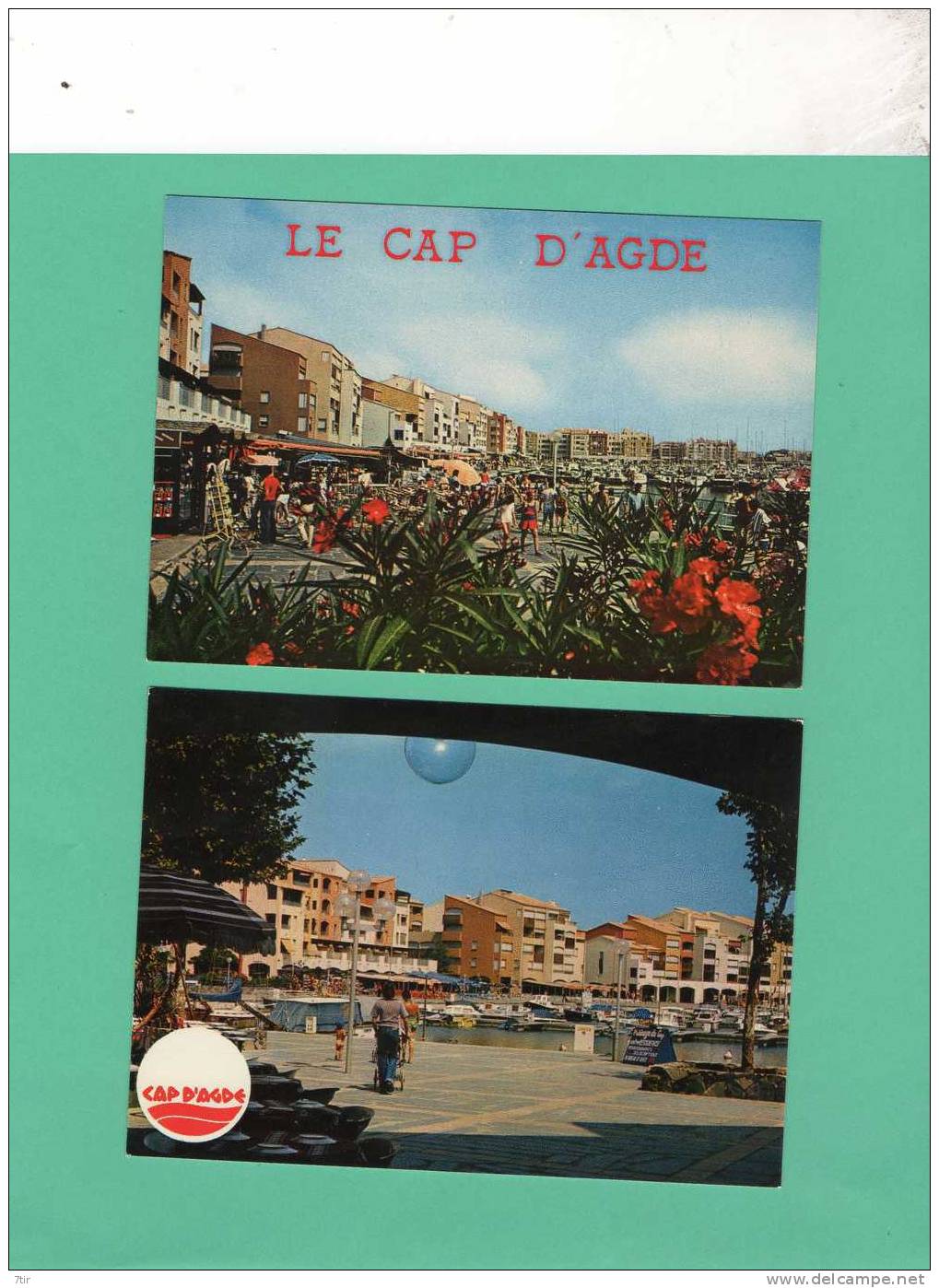 LE CAP D'AGDE ( 2 Cartes ) LE PORT - Autres & Non Classés