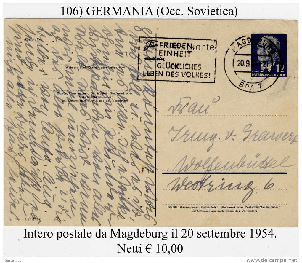 Germania-SP0106 - Cartoline - Usati