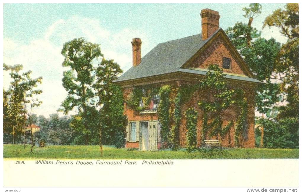 USA – United States – William Penn´s House, Fairmount Park, Philadelphia, Pa, Early 1900s Unused Postcard [P4251] - Philadelphia