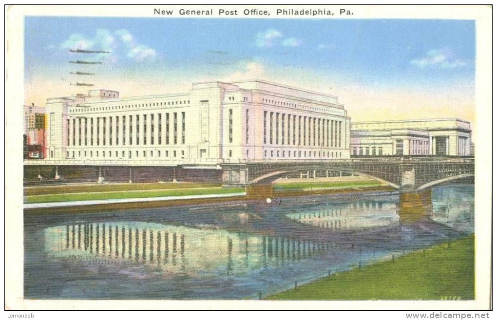 USA – United States – New General Post Office, Philadelphia, Pa 1935 Used Postcard [P4253] - Philadelphia