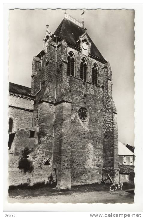 VIVONNE. - Le Clocher De L'Eglise. CPSM 9x14 - Vivonne