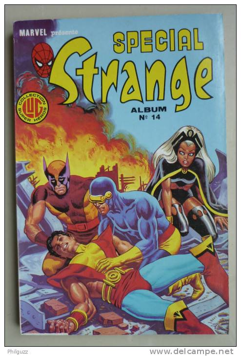 RELIURE SPECIAL STRANGE 14 N°40 41 42 MARVEL - Strange