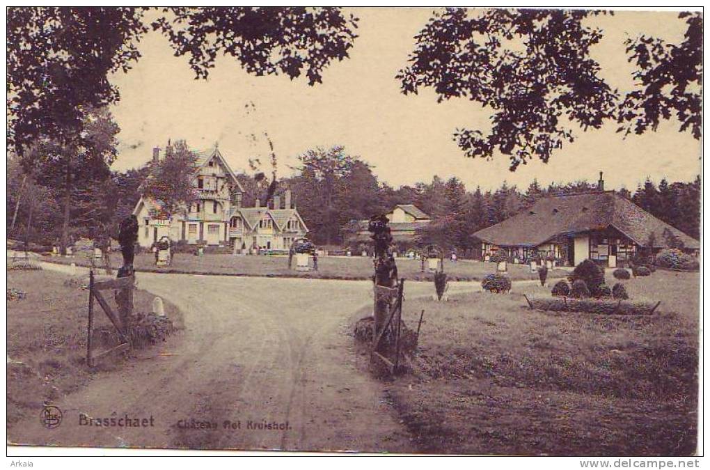 BRASSCHAET = Château "Het Kruishof"  (Nels) 1921 (1 Pli En Bas à Gauche) - Brasschaat