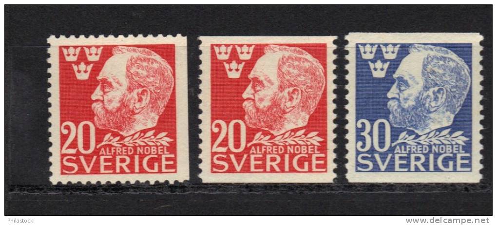 SUEDE N° 326 & 327 * - Unused Stamps