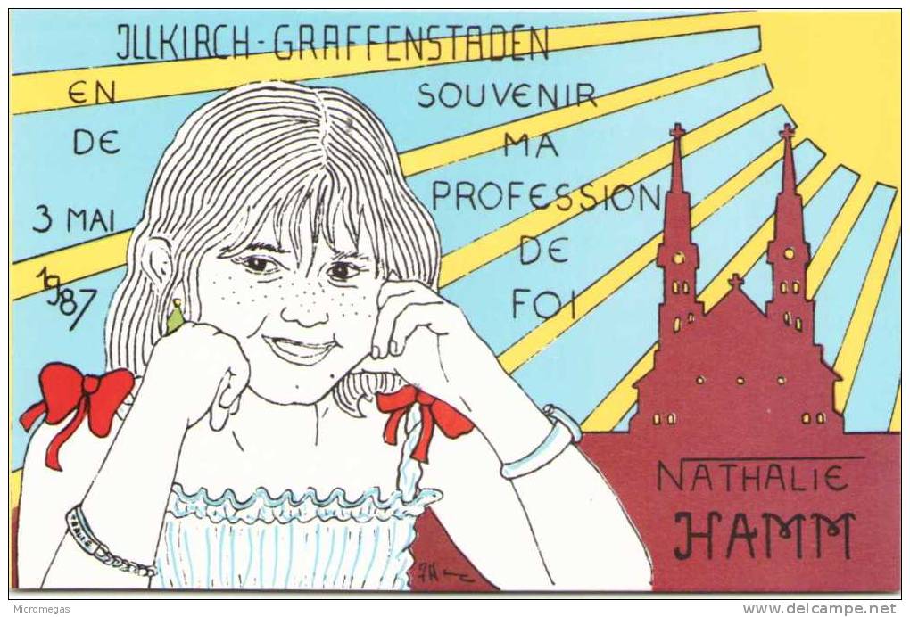 Patrick HAMM - En Souvenir De Ma Profession De Foi 3 Mai 1987 - Nathalie Hamm - Hamm