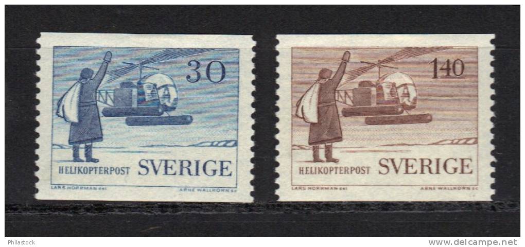 SUEDE PA N° 8 & 9 * - Unused Stamps
