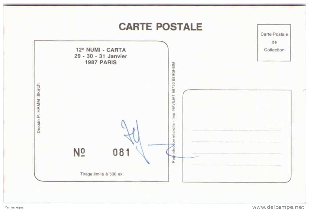 Patrick HAMM - 12e Numi-Carta Paris 1987 - Hamm