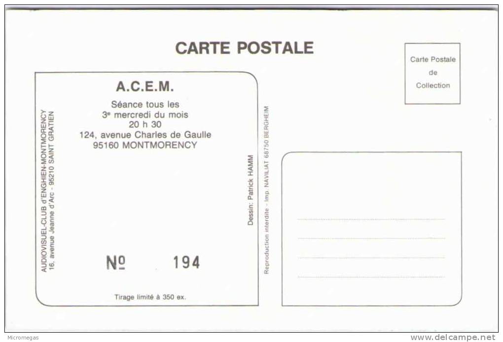 Patrick HAMM - 40e Anniversaire A.C.E.M. 1947-1987 - Hamm