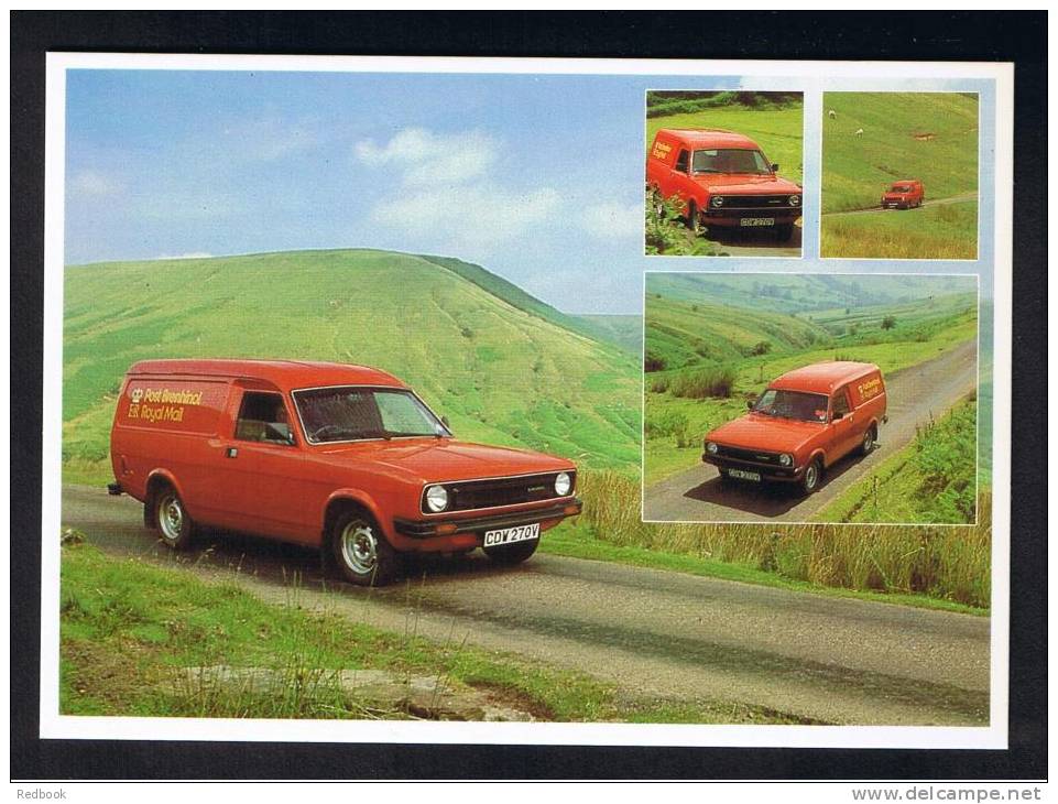 RB 735 - GB Royal Mail Postcard - A Mail Van In The Black Mountains In Wales - Breconshire