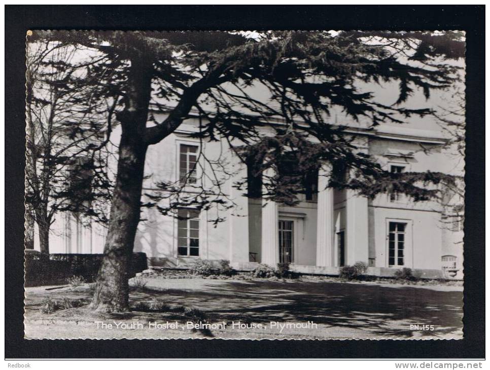 RB 735 - Real Photo Postcard - The Youth Hostel Belmont House Plymouth Devon - Plymouth