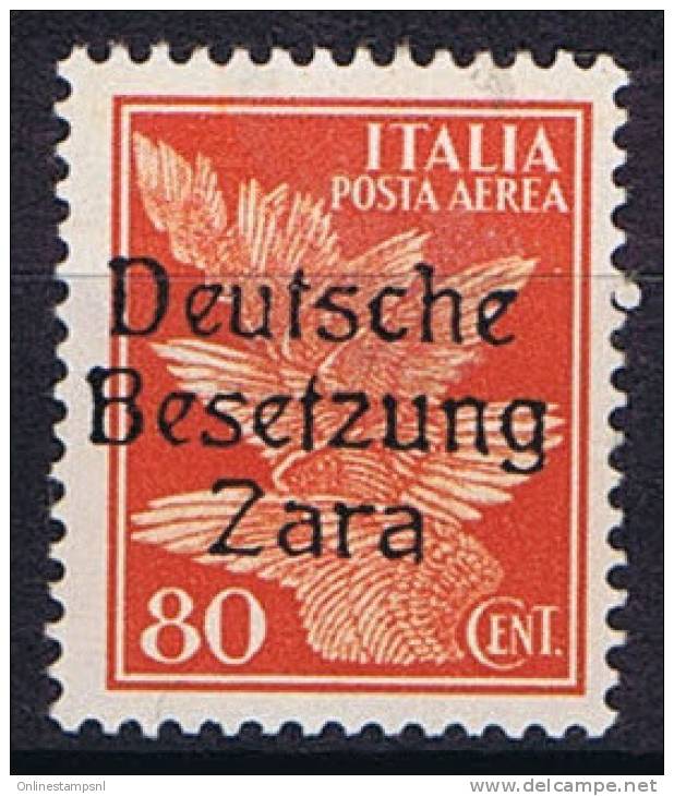 ZARA - 1943-DEUTSCHE BESETZUNG Michel Nr 26 Unused (*)  SG No Gum - Duitse Bez.: Zara