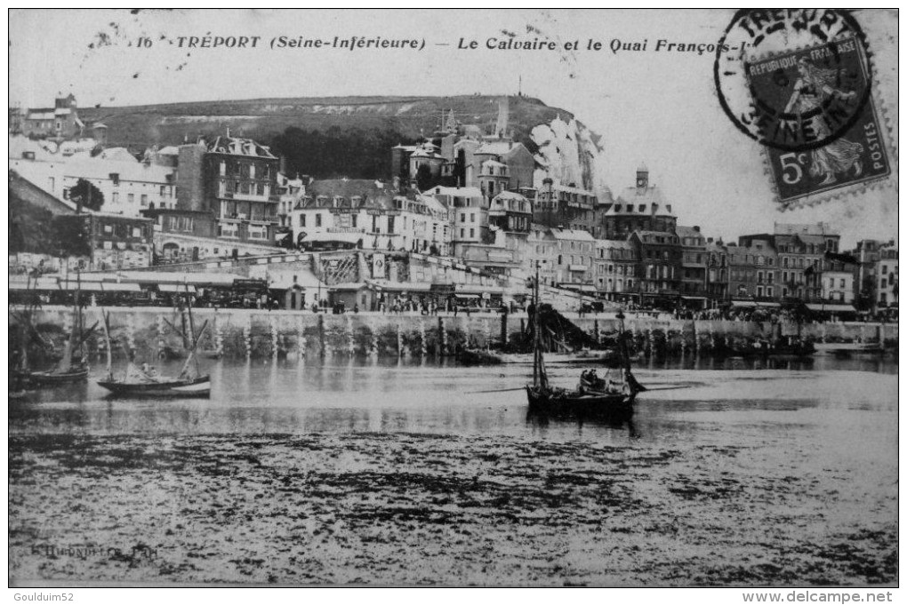 Le Calvaire Et Le Quai François 1er - Le Treport