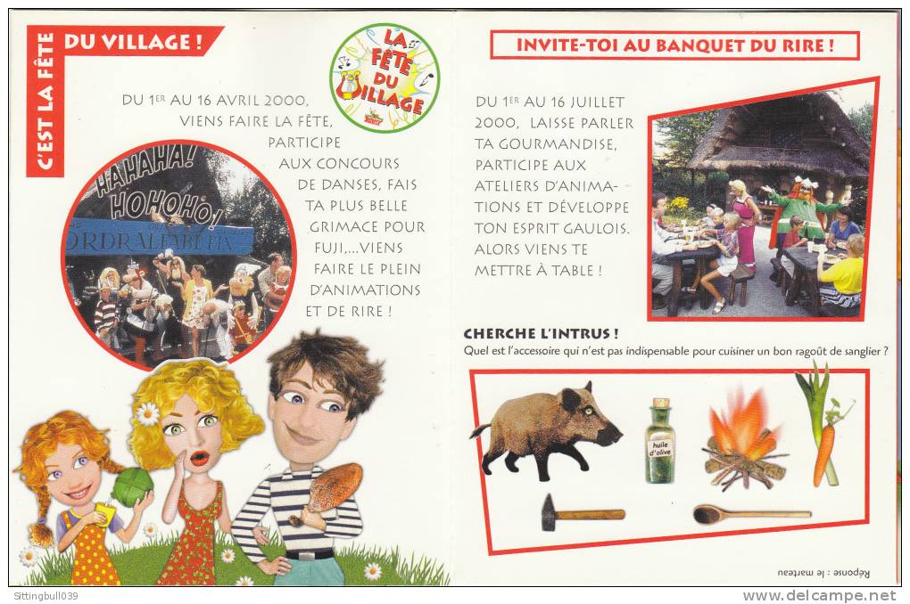 ASTERIX. PUB Bridélix Pour Le PARC ASTERIX. La Lettre Illustrée + Le RIGOLOPASS Pour Le Parc Astérix. 2000 Ed. A.R/G-U - Advertisement