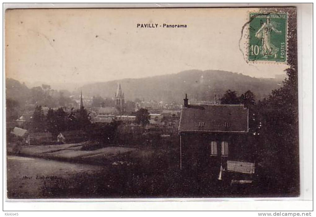 76 PAVILLY Panorama - Vue Du Village En Hiver Eglise Au Loin - édition - Pavilly