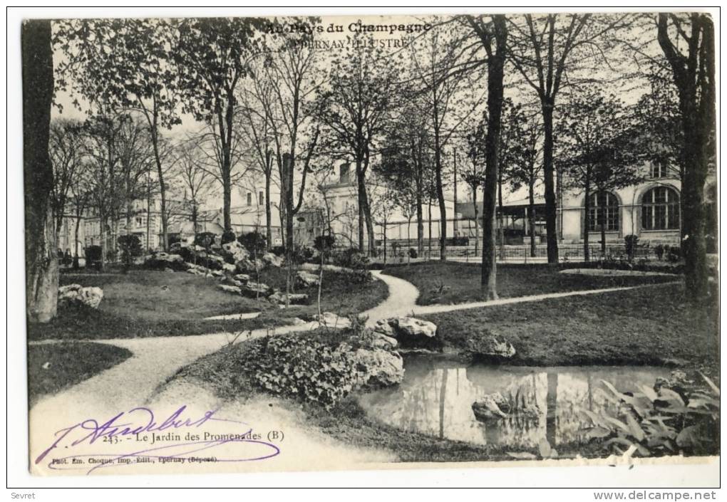 EPERNAY. -  Le Jardin Des Promenades - Epernay
