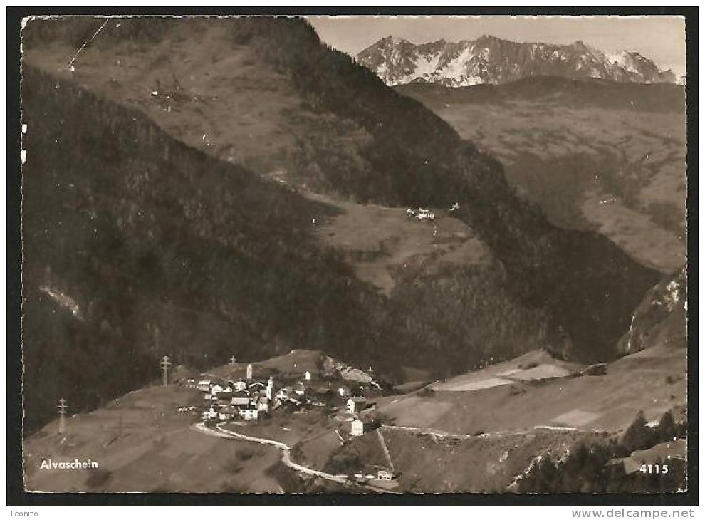 Alvaschein Bei Tiefencastel Ca. 1955 - Tiefencastel