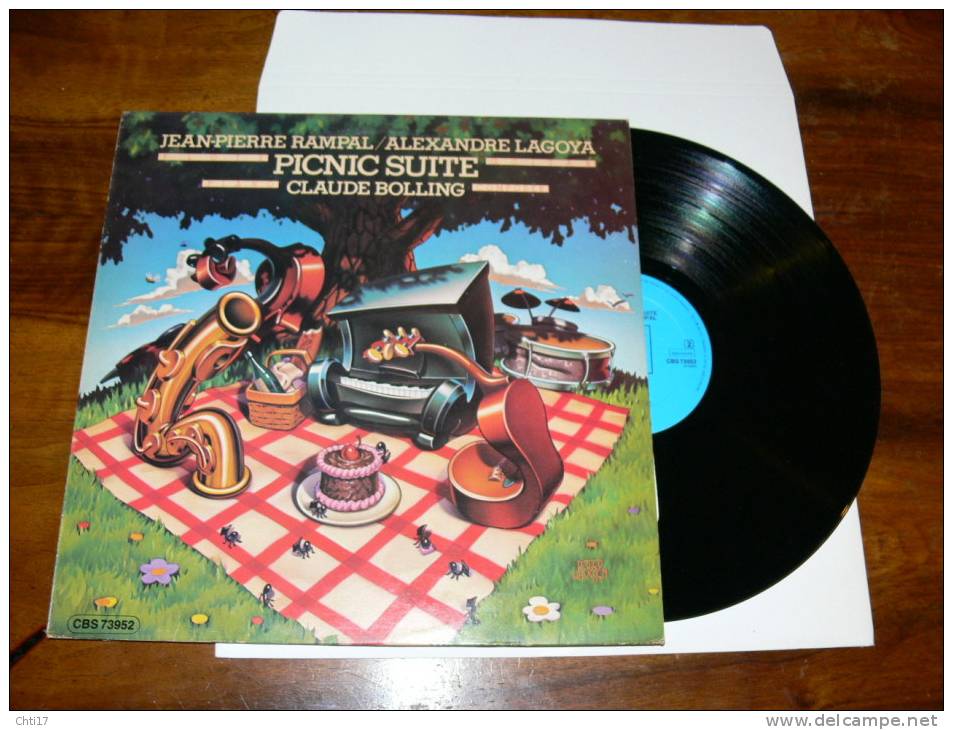 CLAUDE BOLLING JP  RAMPAL A LAGOYA "  PICNIC SUITE"   EDIT CBS - Jazz