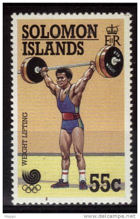 SALOMON  N°    **  JO 1988  Halterophilie - Weightlifting